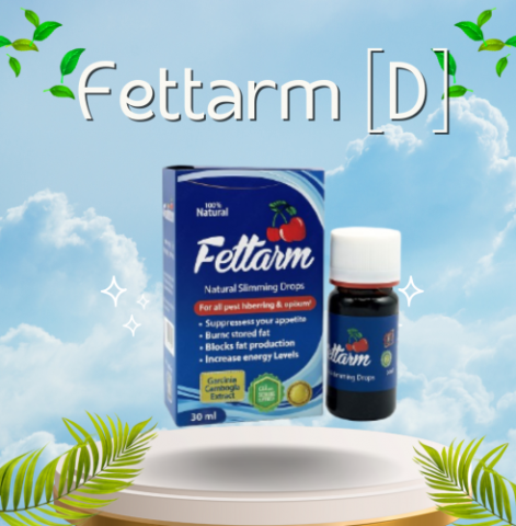نقط فيتارم  Fettarm Drops للتخسيس وحرق الدهون 