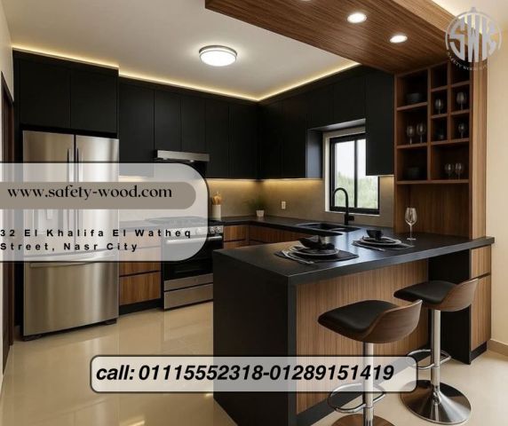 شركات مطابخ بولي لاك Safety Wood للمطابخ والدريسنج روم????012891514