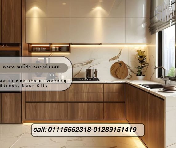 شركةمطابخ قشرة أرو Safety Wood للمطابخ والدريسنج روم????01289151419