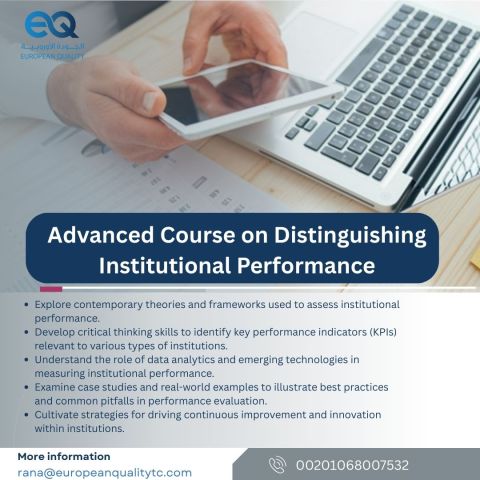 Advanced Course on Distinguishing Institutional Performance