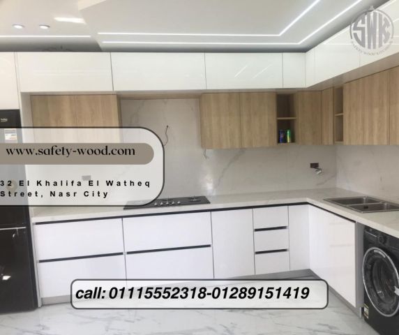 شركات مطابخ بولي لاك Safety Wood للمطابخ والدريسنج روم????012891514