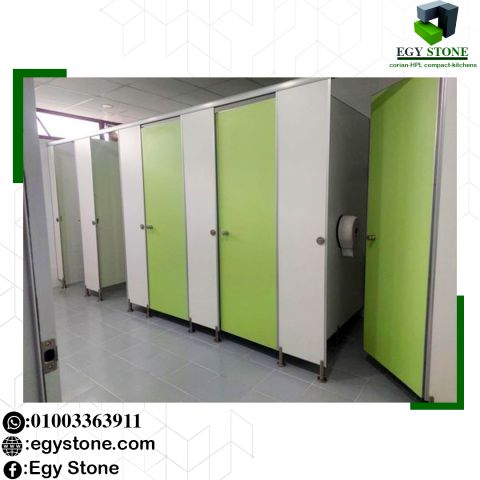 تركيب قواطيع كومباكت للحمامات hpl 2