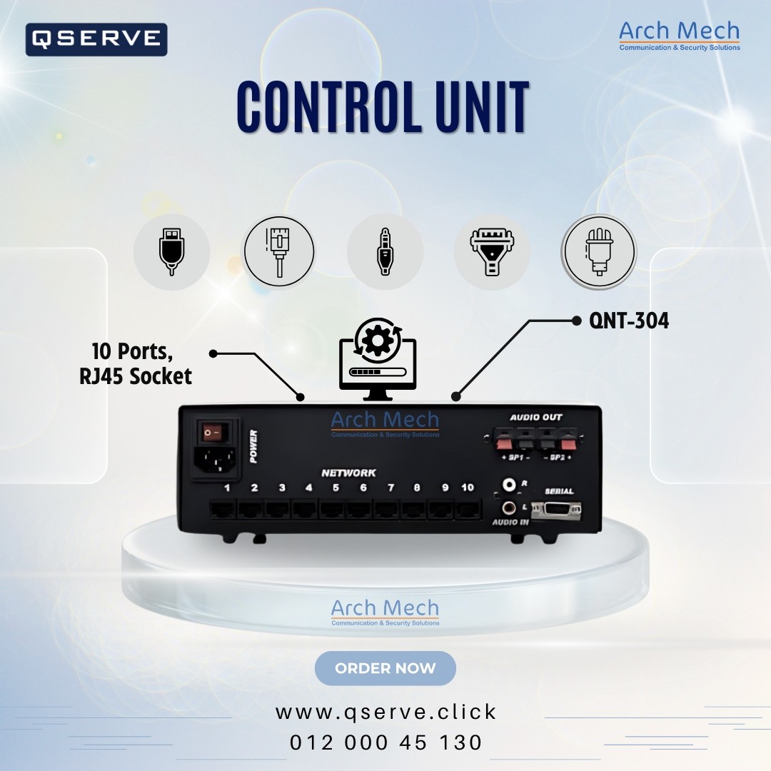كنترول للتحكم في نظام انتظار العملاء  Control Unit QNT-3