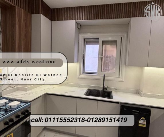 شركة مطابخ قشرة أرو Safety Wood للمطابخ والدريسنج روم????0128915141