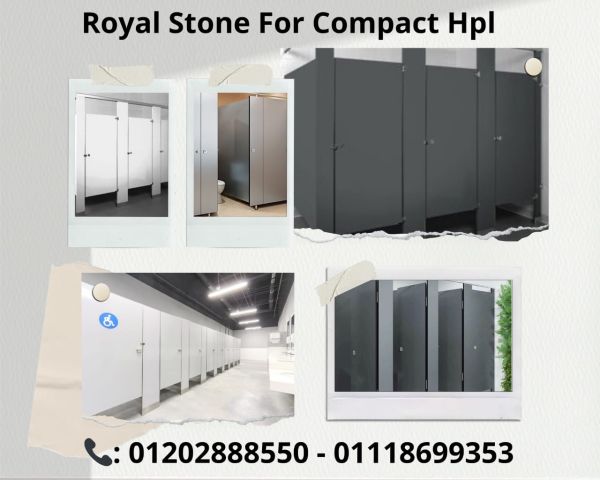 فواصل وأبواب حمامات كومباكت HPL بجودة عالية