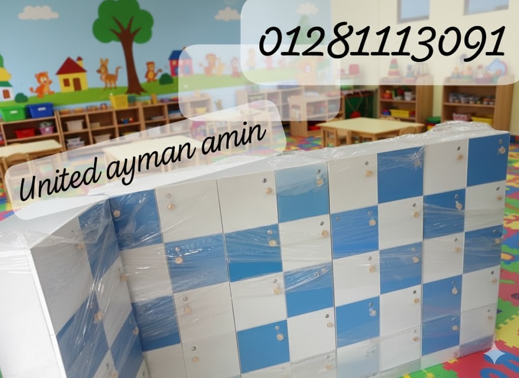 لوكرات خشب مفتوجه ومقفوله بمفتاح 6