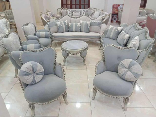 ?? ترويقة صالونات ??  ??صالون دمياطي فاخر   ??خشب زان احم