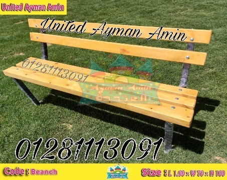 بنش خشب للحدائق 2
