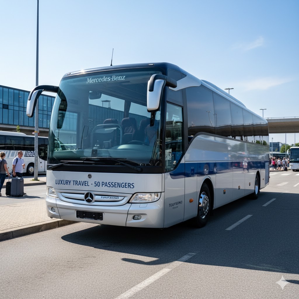 اجمع أحبائك أو فريق عملك: أتوبيس مرسيدس 50 الأفضل لنقل المجموعات.