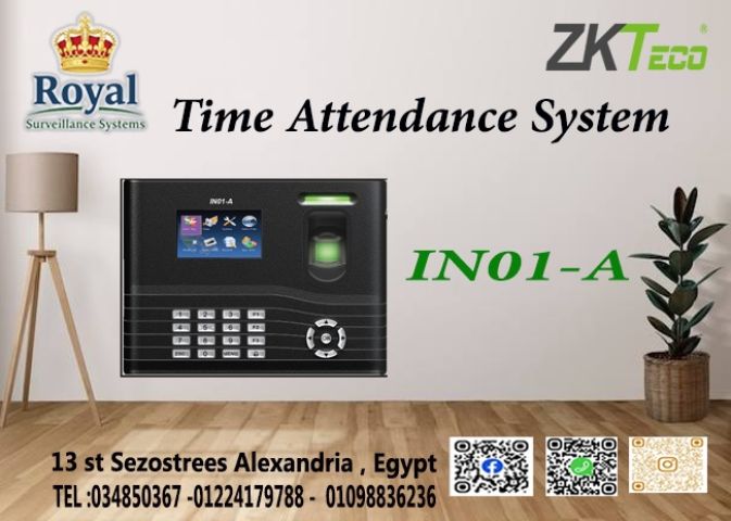 جهاز الحضور والانصراف IN01-A من ZKTeco