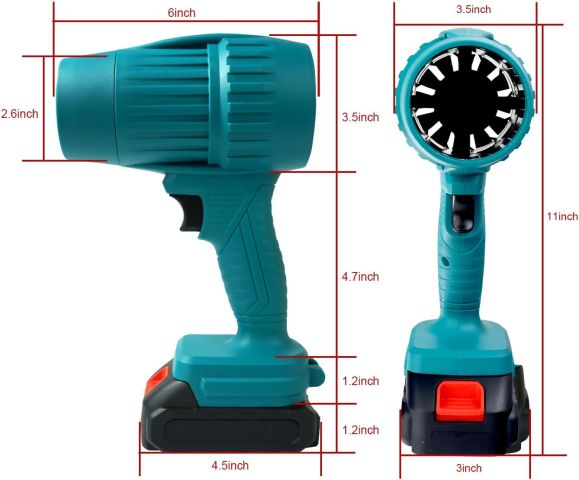 بلاور هواء كهربائي محمول 24 فولت – قوة × حرية × أداء عالي! لو عاي 6