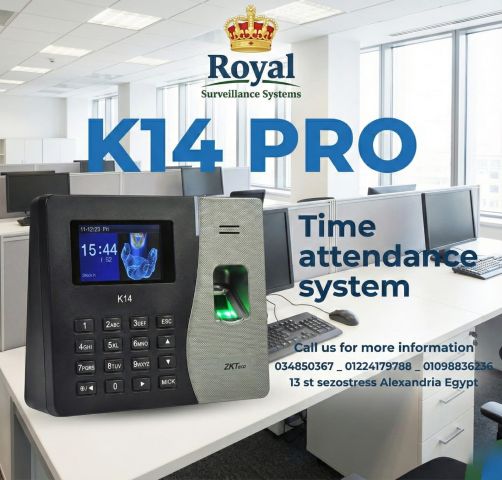  الحل الأمثل لإدارة الحضور والانصراف – جهاز ZKTeco K14 Pro 