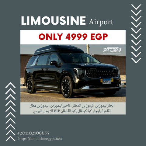  كيا كرنفال القبطان | إيجار سيارة 7 مقاعد VIP لجولاتك السياحية! 