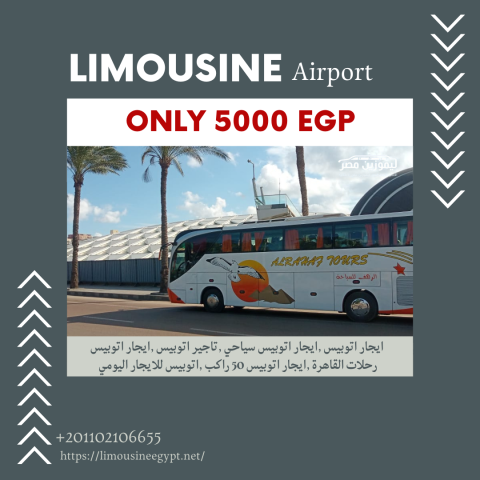 ايجار اتوبيس مرسيدس 50 راكب VIP للسياحة والرحلات | ليموزين مصر 2