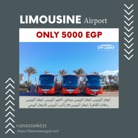 ايجار اتوبيس مرسيدس 50 راكب VIP للسياحة والرحلات | ليموزين مصر 5