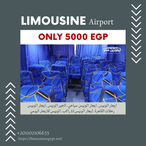 ايجار اتوبيس مرسيدس 50 راكب VIP للسياحة والرحلات | ليموزين مصر 7