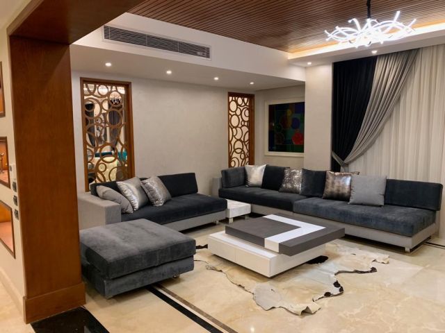 شقة استثنائية بمساحة ٤٢٠ متر - مفروشة وكاملة الأجهزة والتكييفات 5