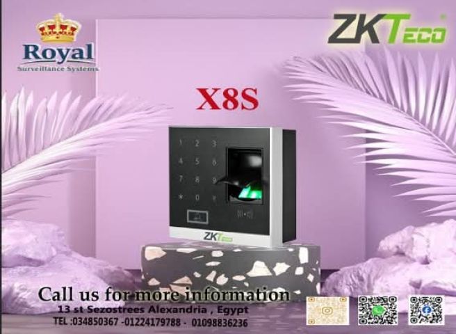 جهاز Access Control موديل X8S من شركة رويال لأنظمة المراقبة 