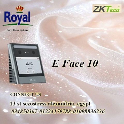 اجهزة حضور و انصراف في اسكندرية EFACE 10 BY ZKTECO