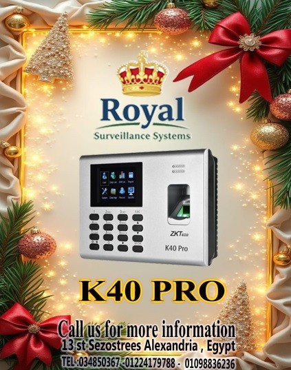 حان الوقت لتجربة الحل الذكي والفعّال: جهاز البصمة ZK-K40 PRO.