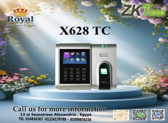 X628-TC من ZKTeco – جهاز عملي، متين، ومصمم للشغل التقيل