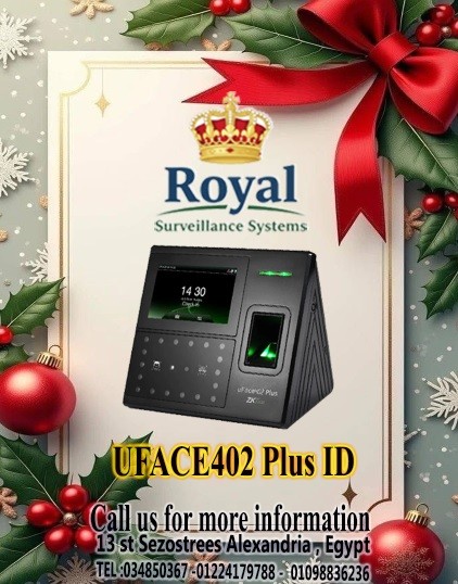 اجهزة حضور و انصراف في اسكندرية  ZKTeco - UFACE 402   للشركات 