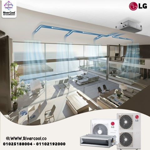 تركيب تكييف LG Concealed  صيانة تكييف LG Concealed ريفر كول تقدم 