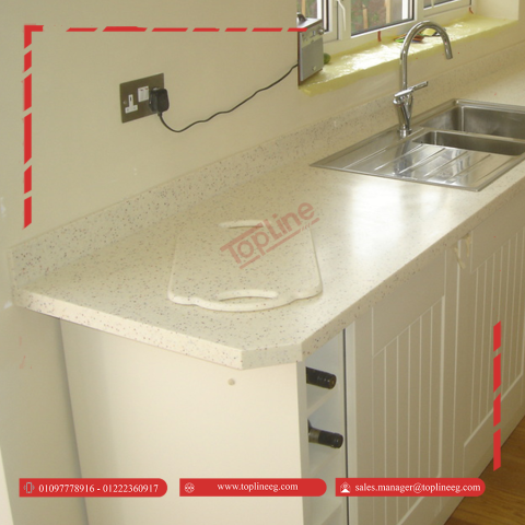 corian Kitchens- corian sinks - corian white - counter top -table 2