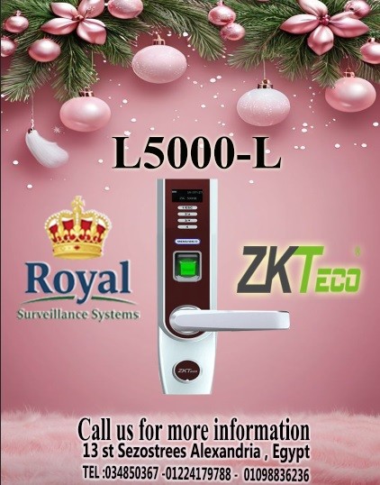 يُعد ZKTeco L5000 قفلًا ذكيًا متقدمًا