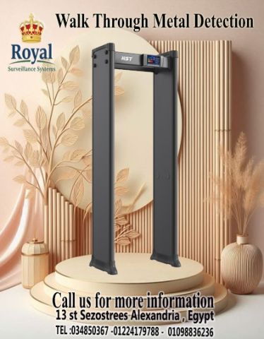 حافظ على أمان منشأتك مع بوابات كاشف المعادن!  
