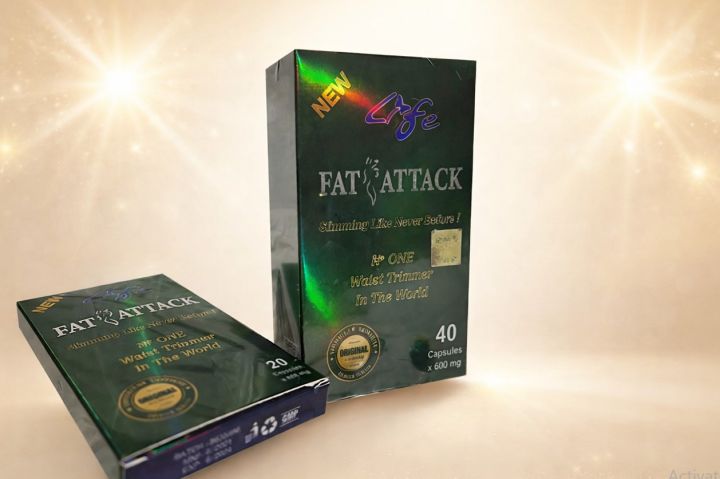 كبسولات فات اتاك fat attack للمساعدة في فقدان الوزن بشكل فعال وآم