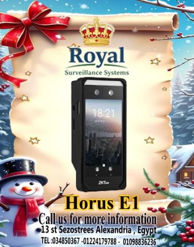 #ZKTeco horus E1 جهاز بصمة الحضور والانصراف