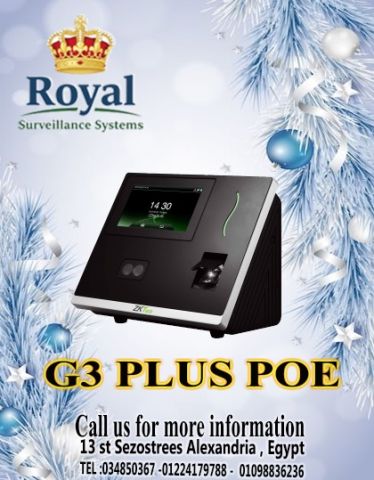 جهاز حضور و انصراف   zkteco G3  Plus PoE 