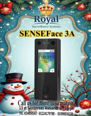 الحل الأقوى للأماكن المفتوحة والشركات الكبرى.. ZKTeco SENSEFace 3