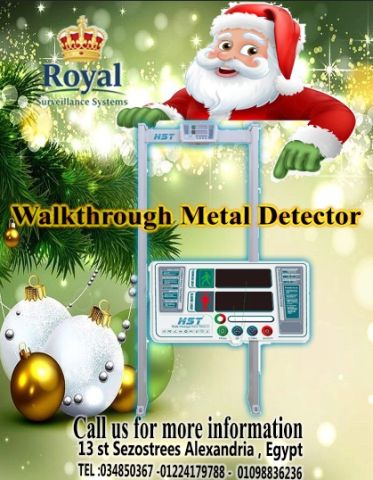 بوابات كشف المعادن الذكية (3 Detection Zones)