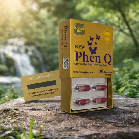 كبسولات فين كيو الامريكية للتخسيس 36 كبسولة – phen q capsules