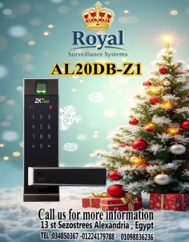 قفل ذكي ZKTeco AL20DB: أمانك بلمسة... تكنولوجيا بين يديك!