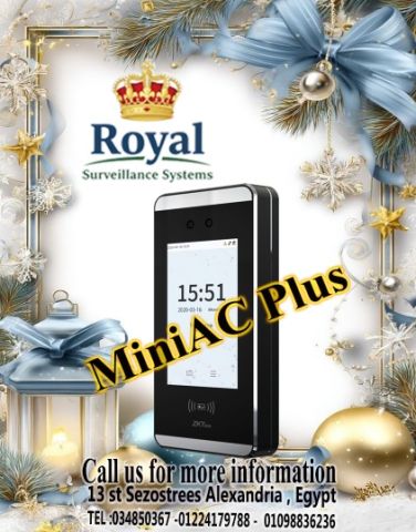 تكنولوجيا المستقبل في شركتك.. جهاز MiniAC Plus ببصمة الكف والوجه!