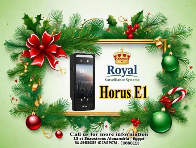 وداعاً للتأخير! جهاز ZKTeco Horus E1 لبصمة الوجه: المستقبل بين يد