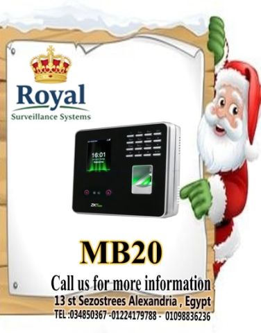 جهاز ZKTeco MB20 هو أكثر من مجرد جهاز بصمة