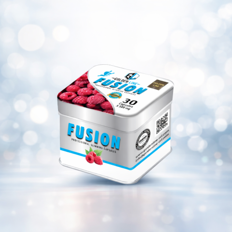 كبسولات فيوجن للتخسيس وحرق الدهون الزائدة 30ك fusion golden line