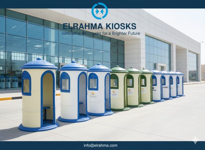 شركة الرحمة لانتاج اكشاك الحراسة فيبرجلاس للمصانع والشركات 5