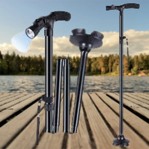 عصا كبار السن بكشاف ماجيك كين 01140963128/01208615248