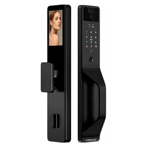  قفل باب ذكي سمارت ببصمة وكاميرا ماركة كوردليس  Cordless