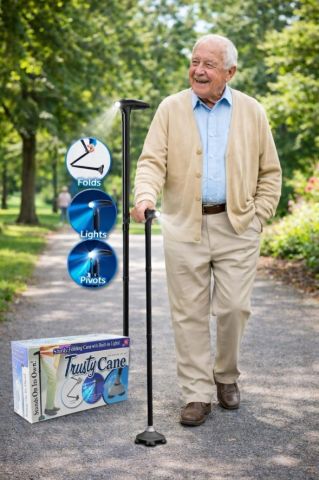 خطوة ورا خطوة بثقة أكبر مع سنادة Trusty Cane متعددة المزايا