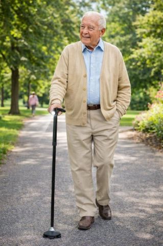 خطوة ورا خطوة بثقة أكبر مع سنادة Trusty Cane متعددة المزايا 2