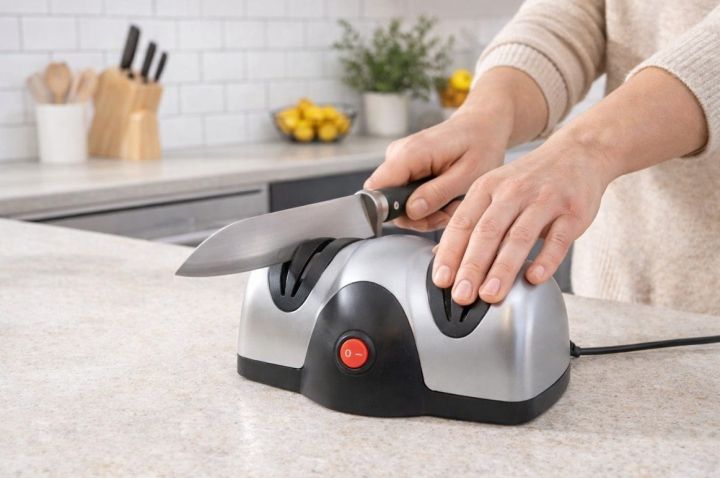 حل عملي لسكاكين المطبخ الكالحة بدون مجهود 2