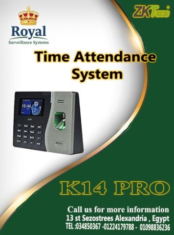 الحل الأمثل لإدارة الحضور والانصراف – جهاز ZKTeco K14 Pro  