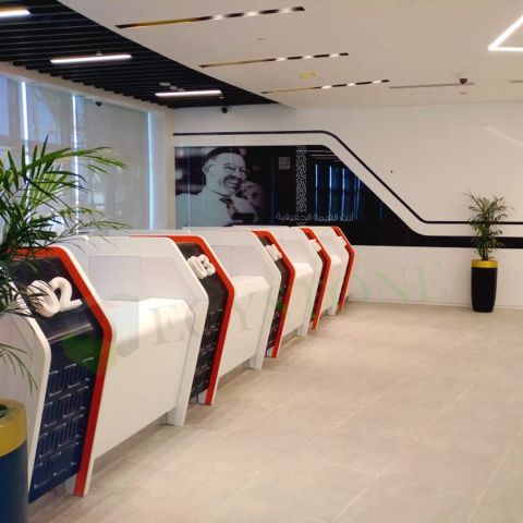 كونتر الاستقبال من الكوريان بالوانه المتعددة الزاهية من ايجي س