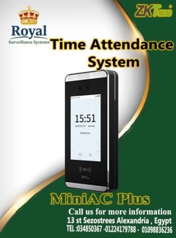 تكنولوجيا المستقبل في شركتك.. جهاز MiniAC Plus ببصمة الكف والوجه!